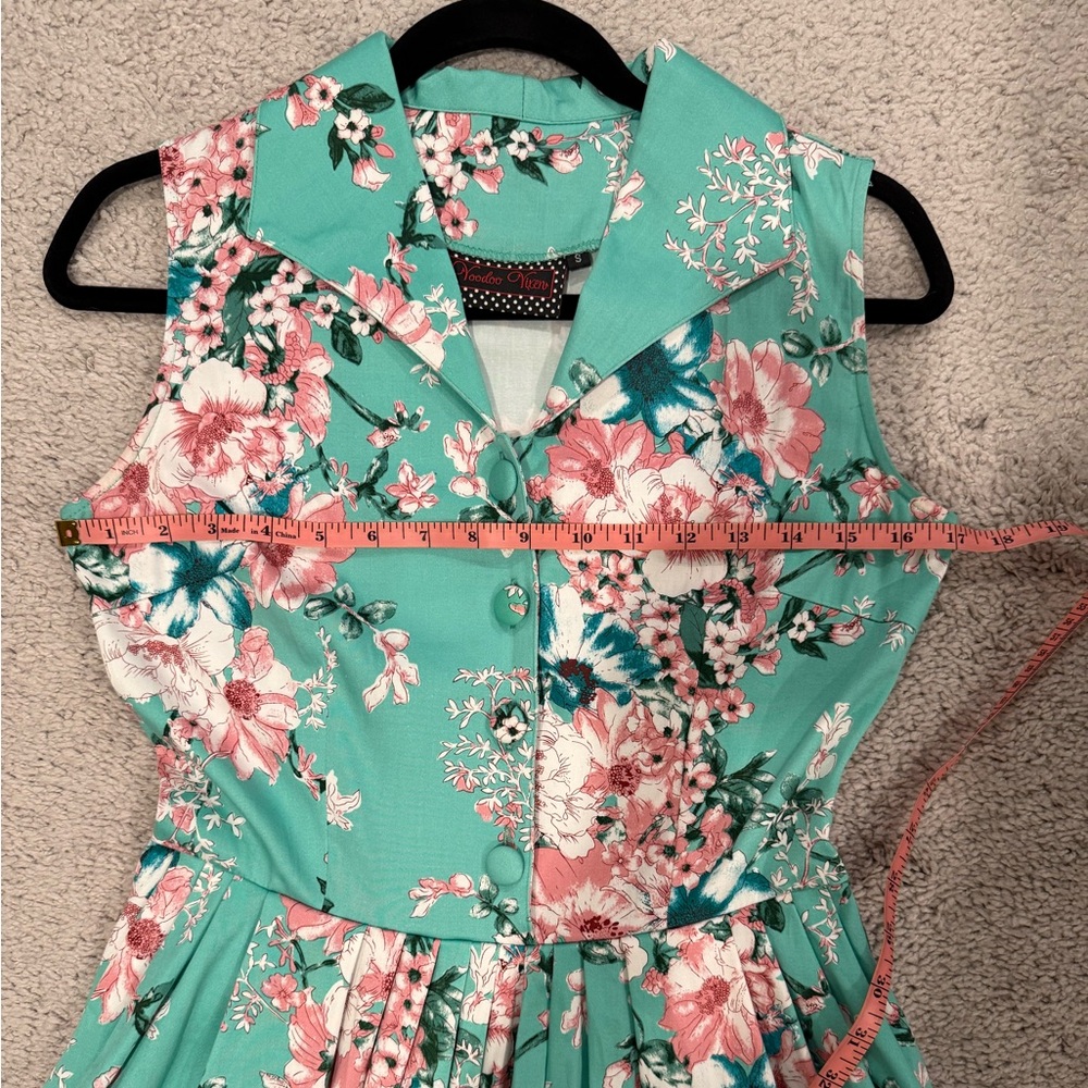 Voodoo Vixen Size Small Floral dress - Picture 11 of 14